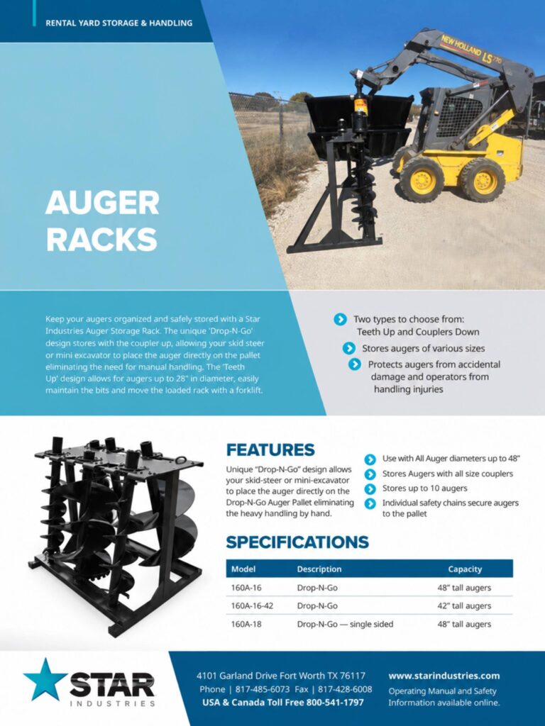Auger Racks - Product Sheet