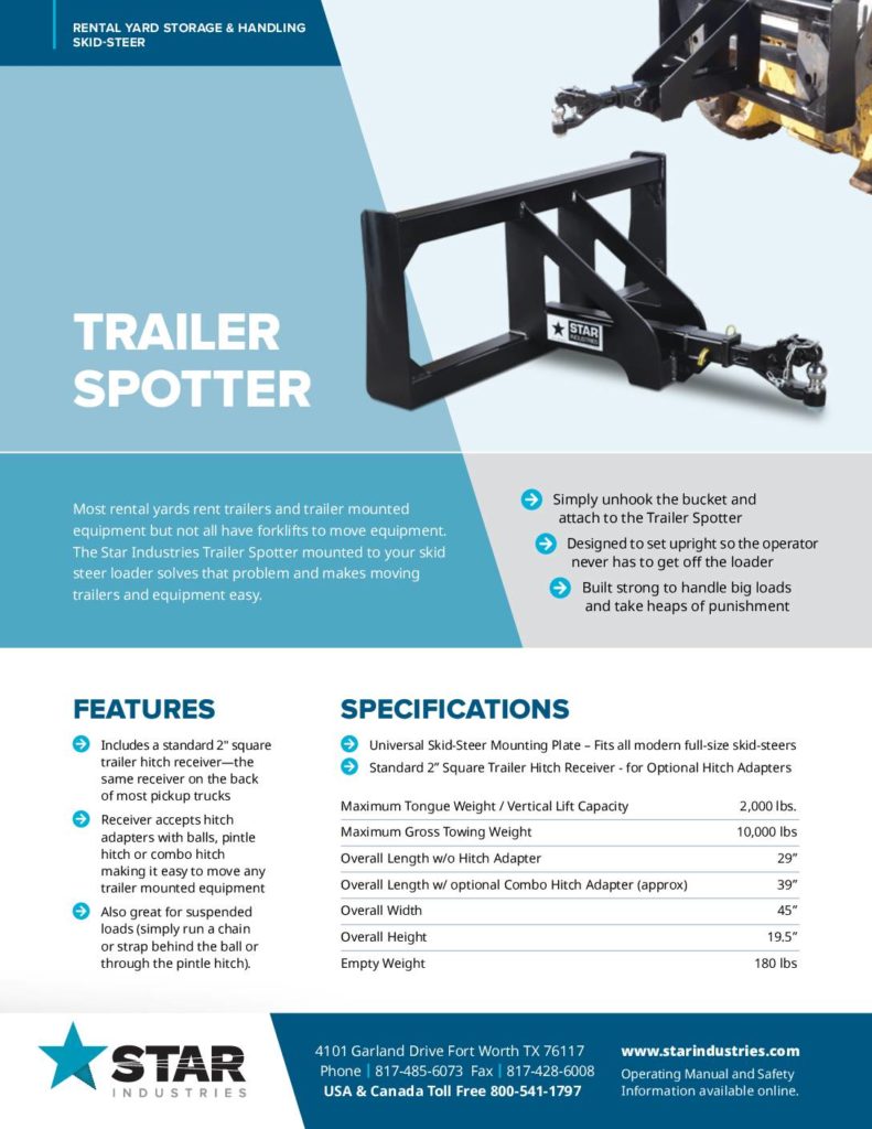 Trailer Spotter Product Sheet