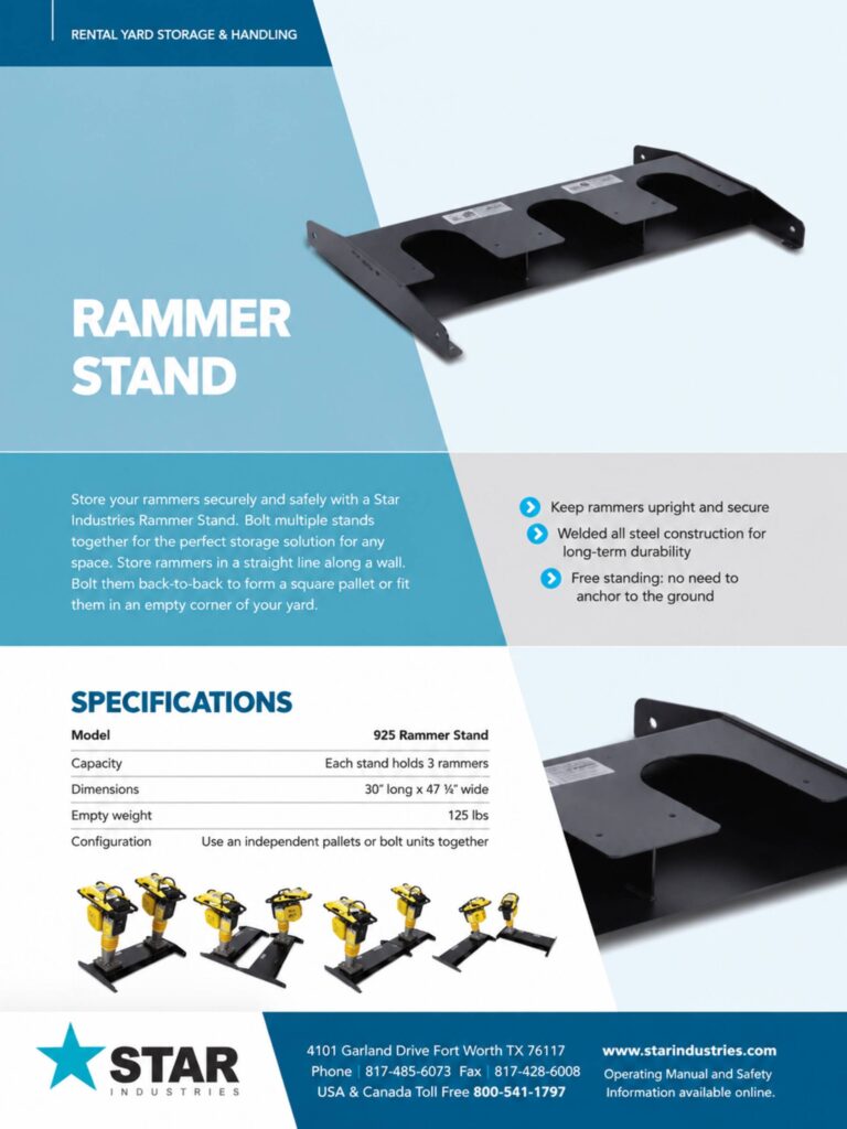 Rammer Stand - Product Sheet
