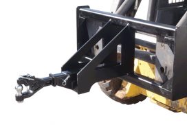 Use your forklift to move trailers and trailer mounted equipment