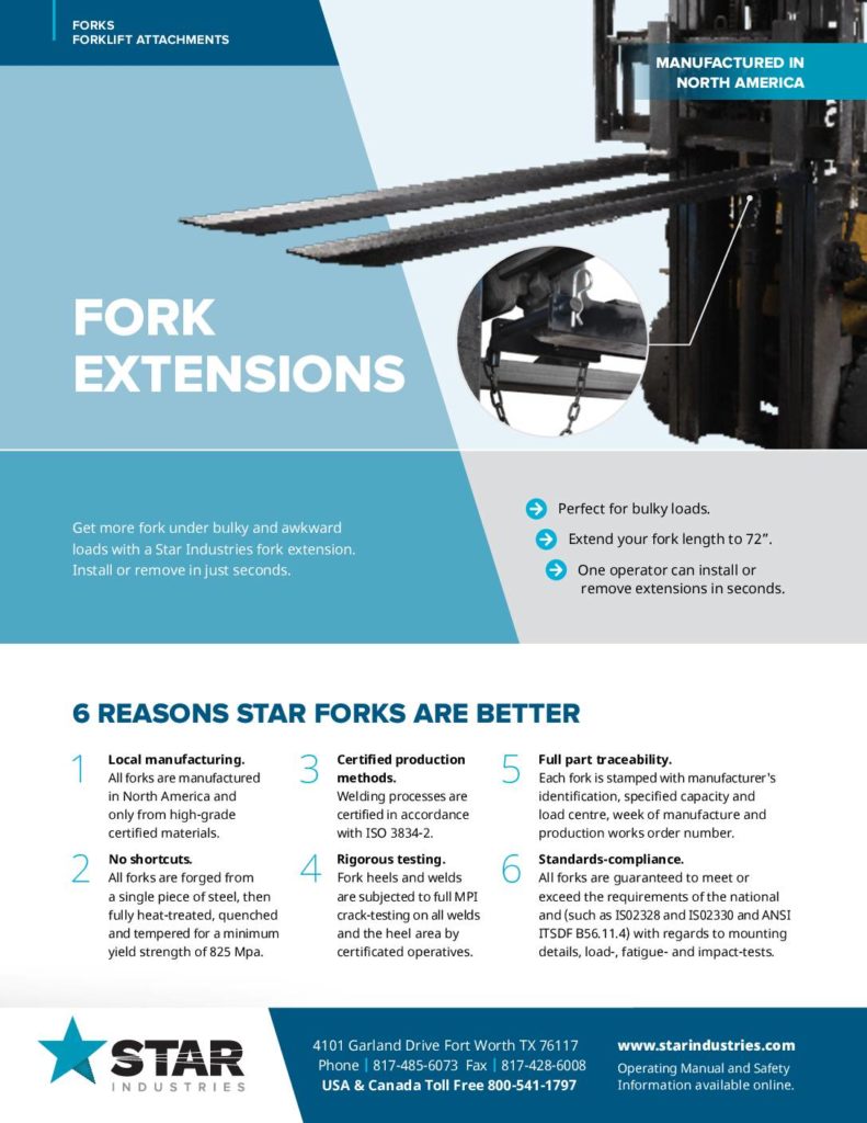 Fork Extensions - Product Sheet