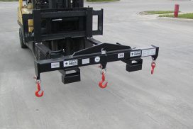 Crane Spreader bar and forklift