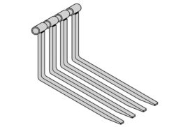 Shaft Mounted Forks schematic drawing