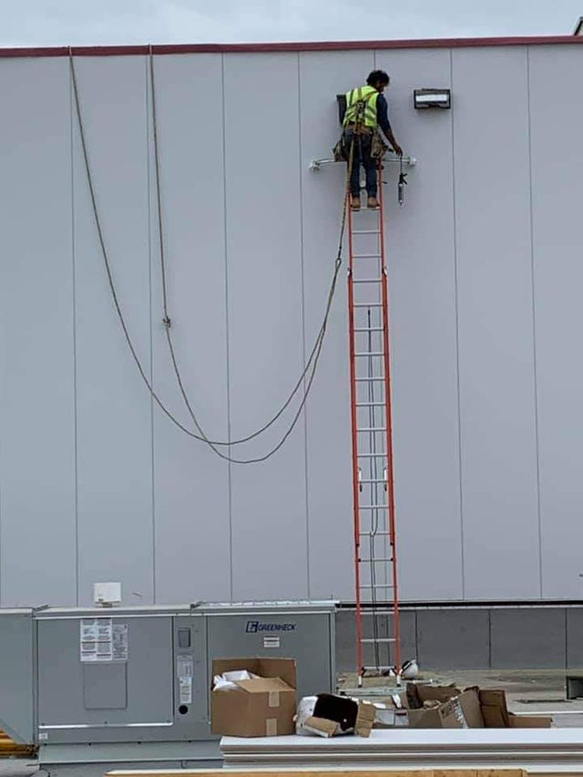 Safety Work Platform on Telehandler