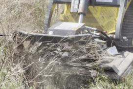 mini skid steer brush cutter