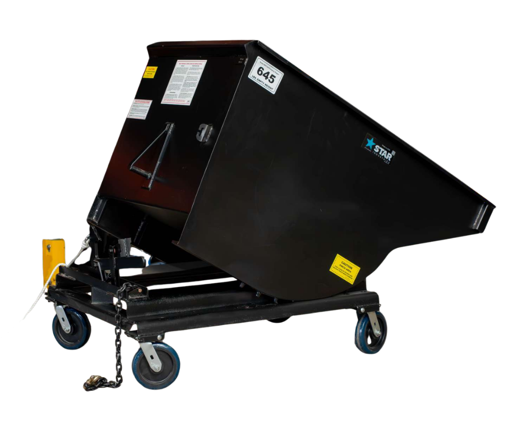 Self-Dumping Forklift Hopper