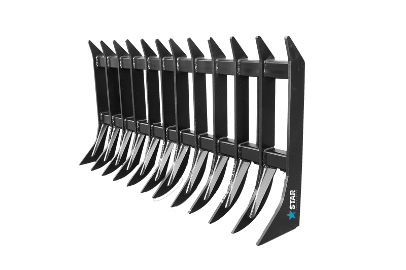 skid steer root rake